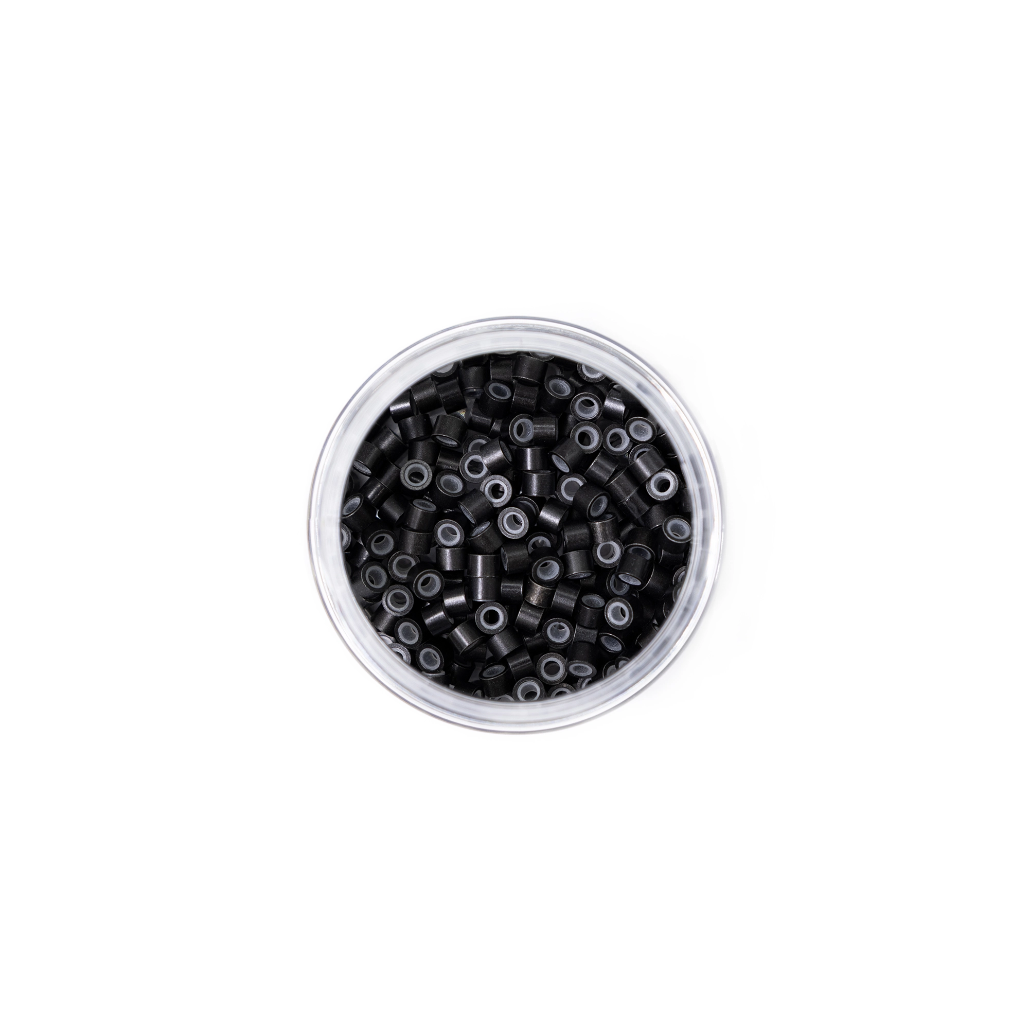 Weft beads 4×2×3 mm - black