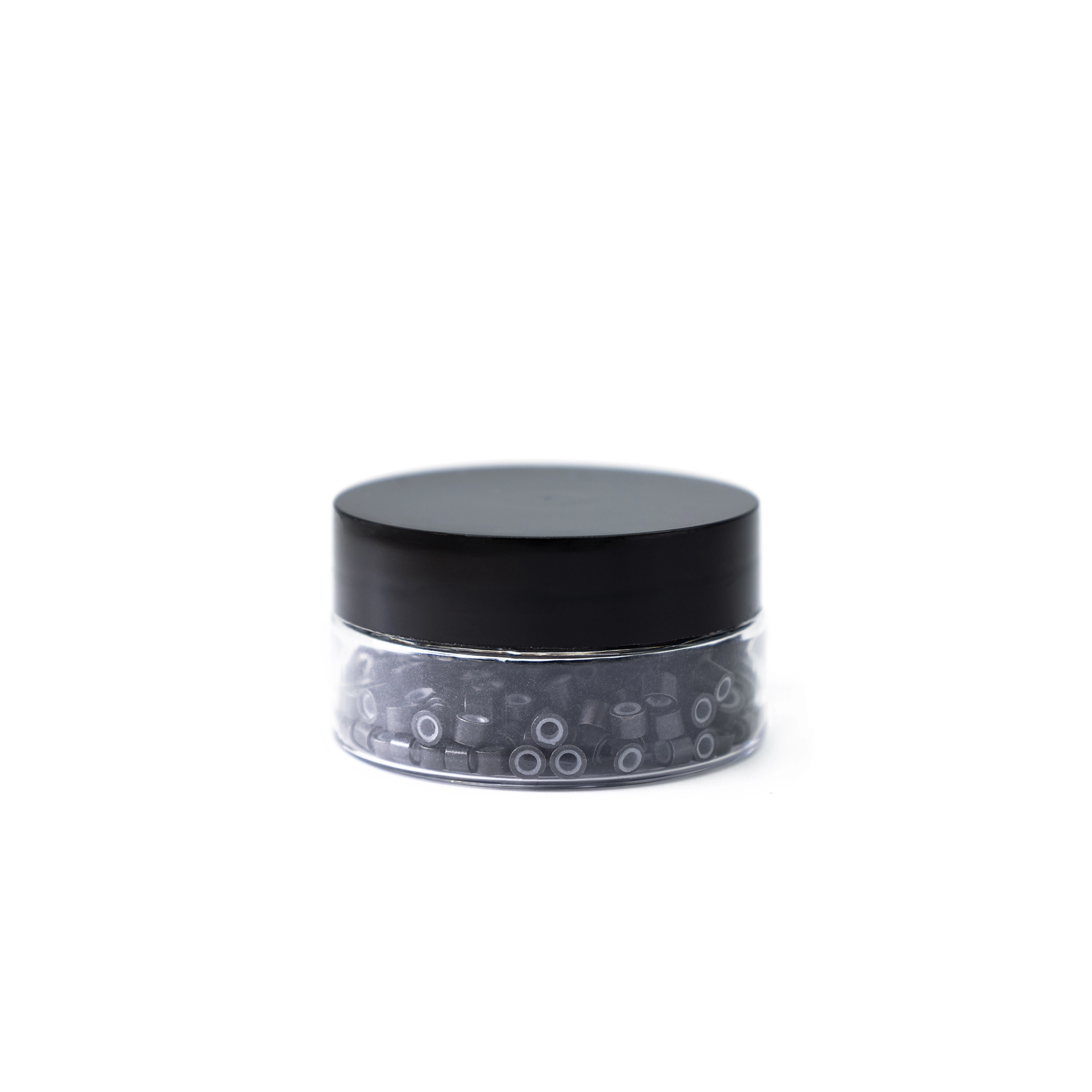 Weft beads 4×2×3 mm - black