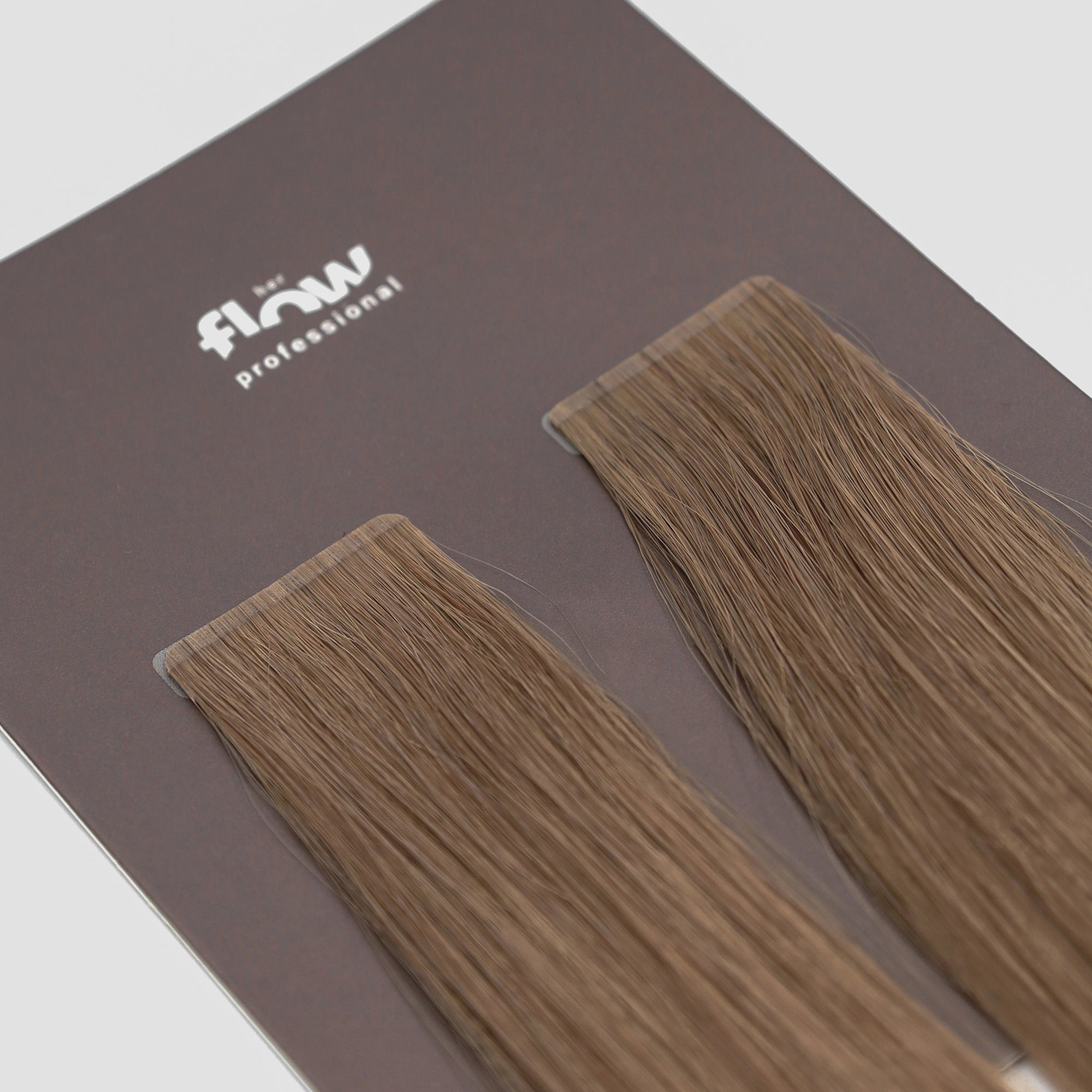 Tape-in human hair extensions Pro Tape 3 cm - dark grey