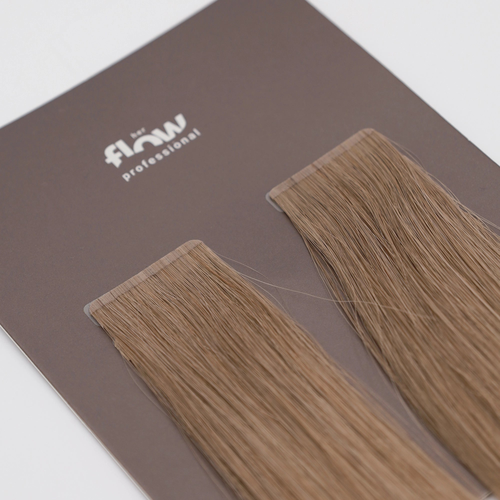 Tape-in human hair extensions Pro Tape 3 cm - light grey