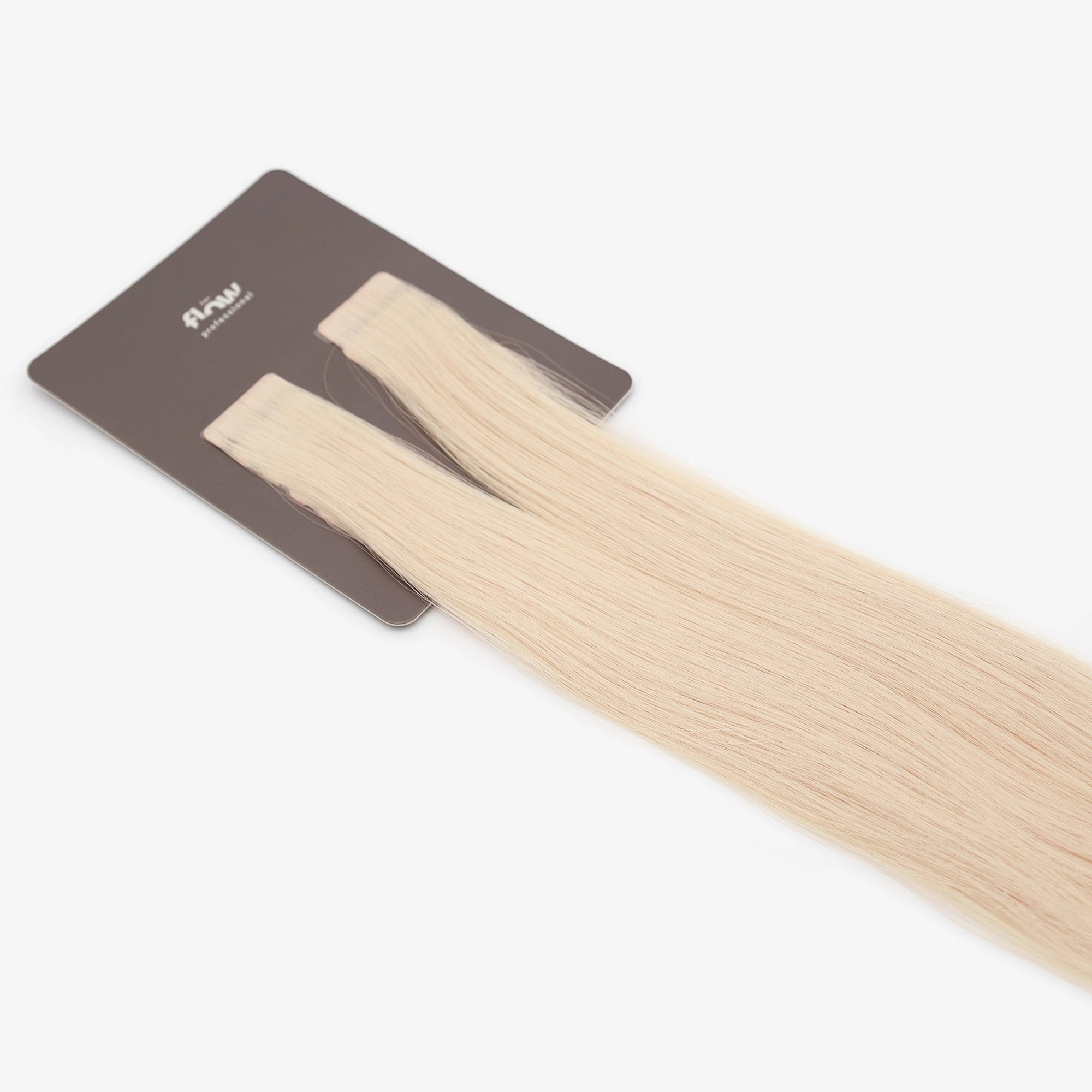 Tape-in human hair extensions Pro Tape 3 cm - platinum