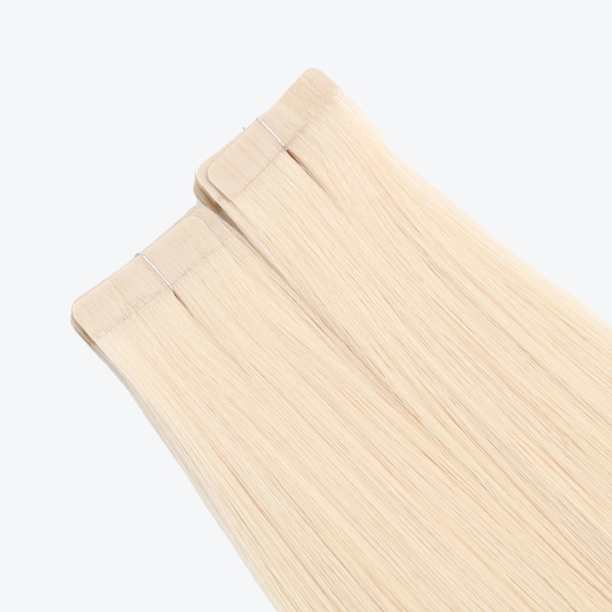 Tape-in human hair extensions Standard Tape 3 cm - platinum