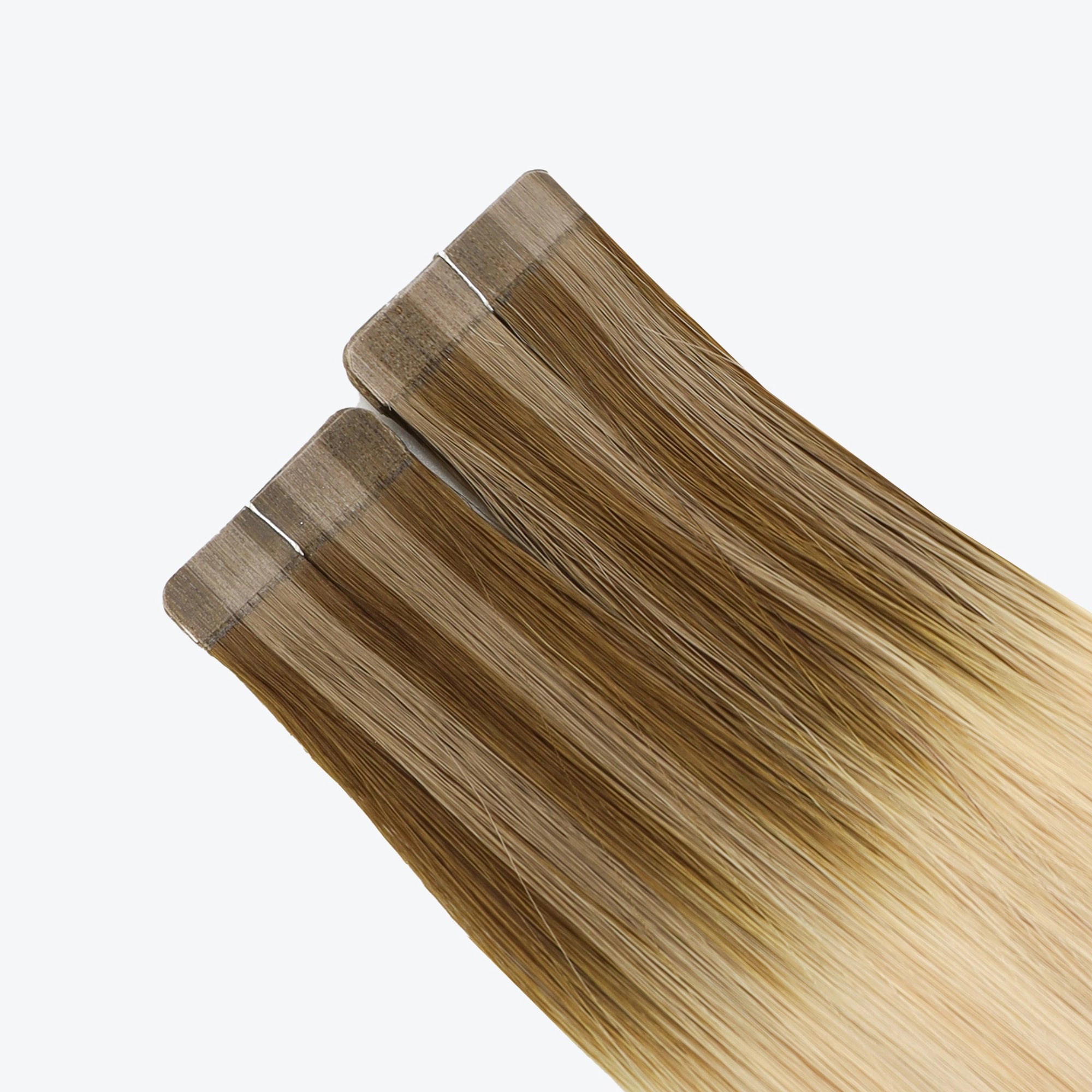 Tape-in human hair extensions Standard Tape 3 cm - rooted blonde balayage