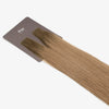 Tape-in human hair extensions Pro Tape 3 cm - rooted brown