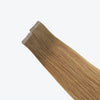 Tape-in human hair extensions Standard Tape 3 cm - rooted brown